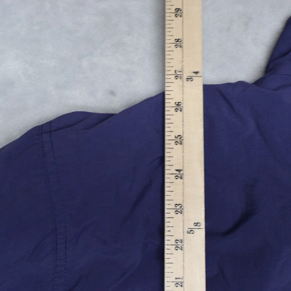 North Face Jacket Men Large Blue Insulated Fleece Lined Wind Rain Outdoor Hiking